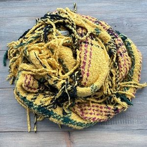 Knitted circle scarf
